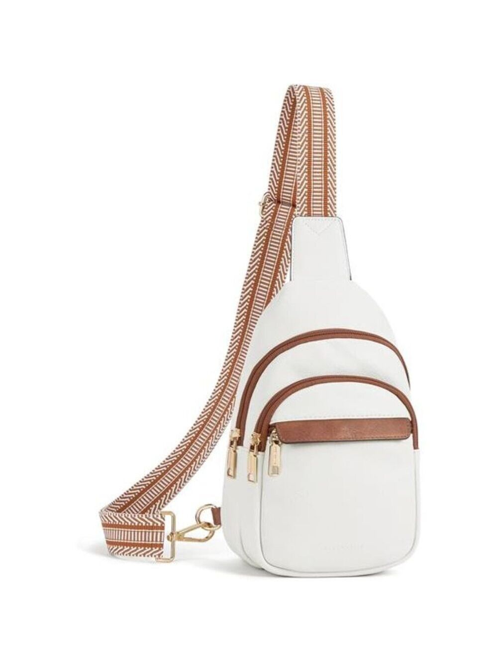 Womens leather sling bag crossbody fanny pack chest bag travel rfid card slots